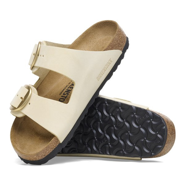 Arizona Big Buckle Nubuck Leather Narrow - Ecru
