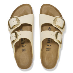 Arizona Big Buckle Nubuck Leather Narrow - Ecru