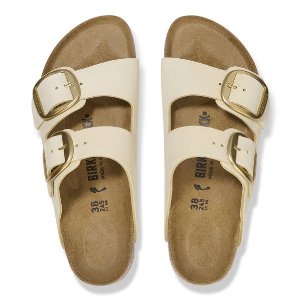 Arizona Big Buckle Nubuck Leather Narrow - Ecru