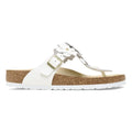 Gizeh Flower Leather Regular - Vit