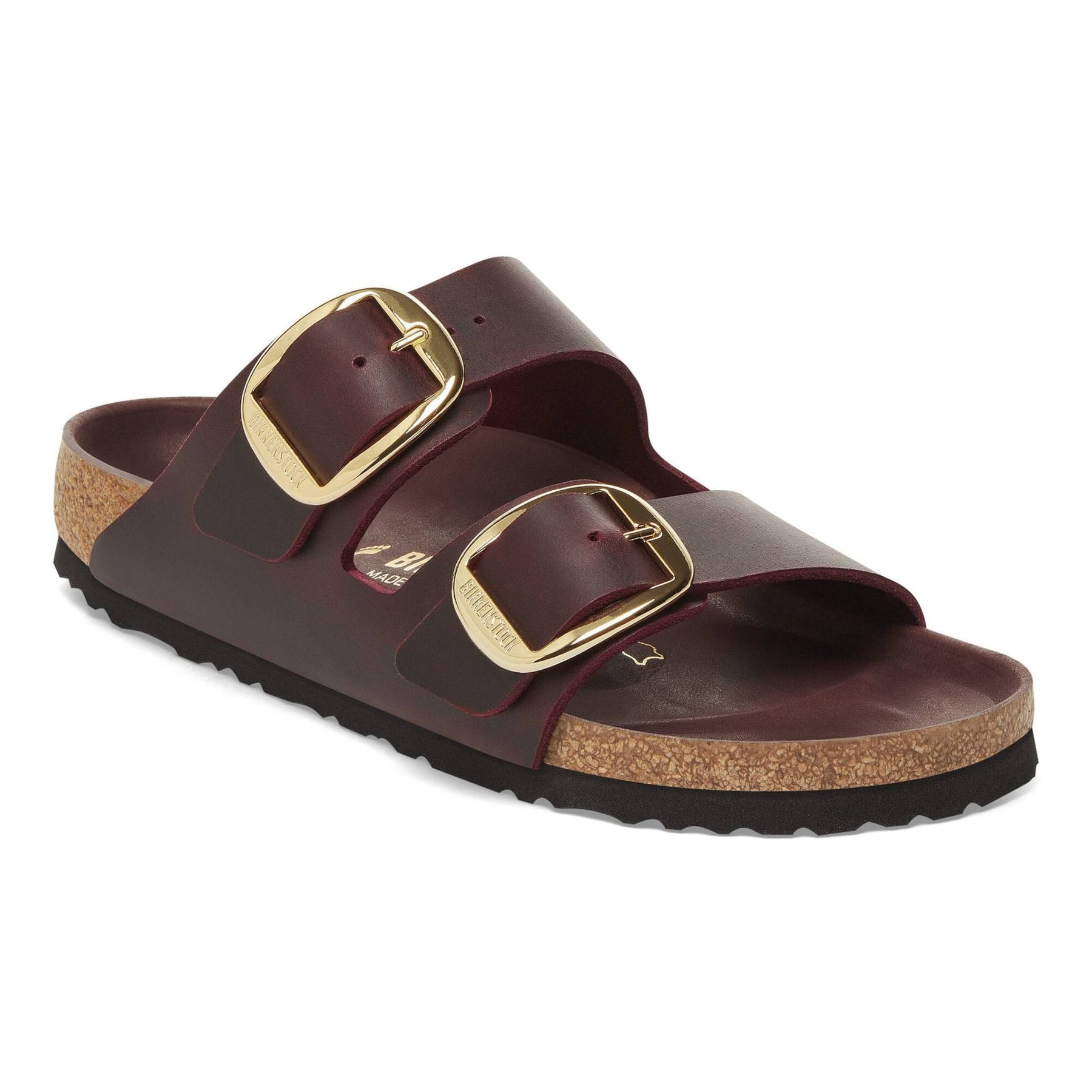 Arizona Big Buckle Oiled Leather Narrow - Zinfandel