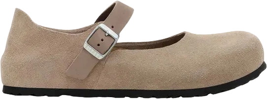Mantova Suede Leather Narrow - Taupe