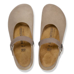 Mantova Suede Leather Narrow - Taupe