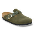 Boston Braided Suede Leather Narrow - Thyme
