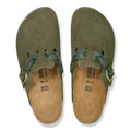 Boston Braided Suede Leather Narrow - Thyme