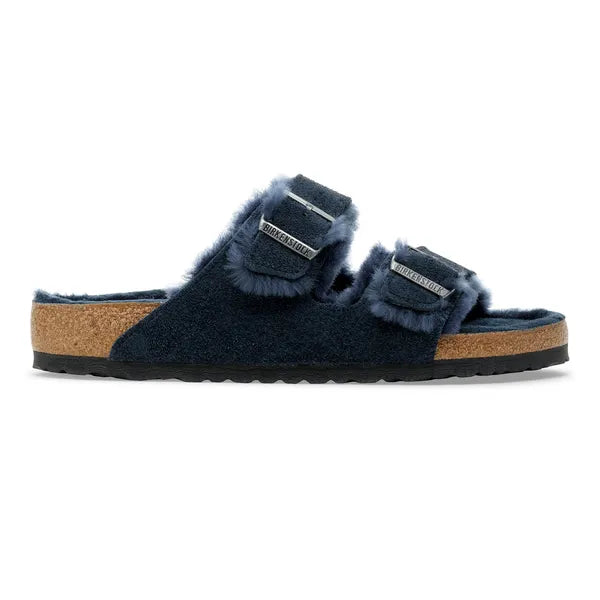 Arizona Shearling Suede Leather Narrow - New Navy