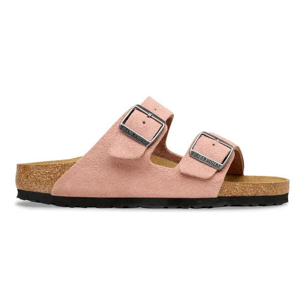 Arizona Suede Leather Narrow - Pink Clay