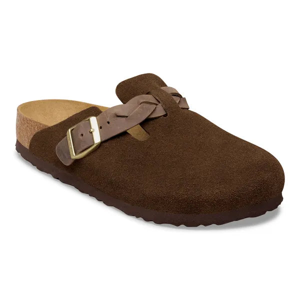 Boston Braided Suede Leather Narrow - Carafe