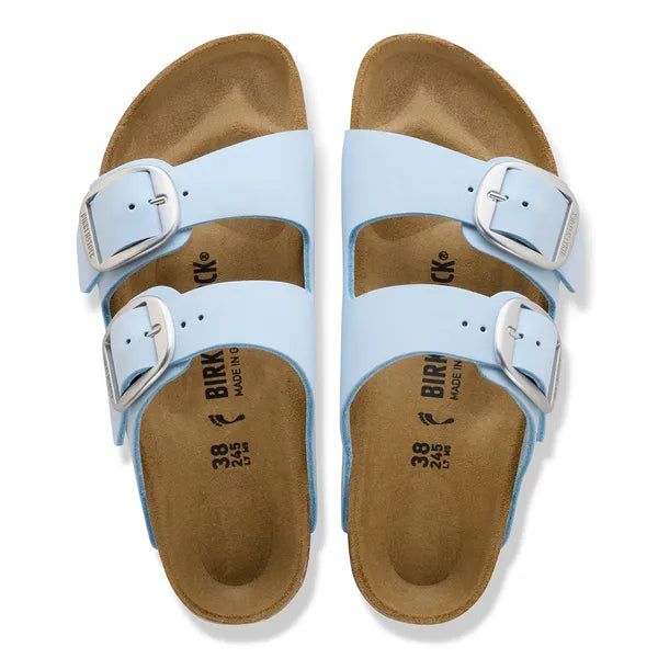 Arizona Big Buckle Nubuck Leather Narrow - Baby Blue