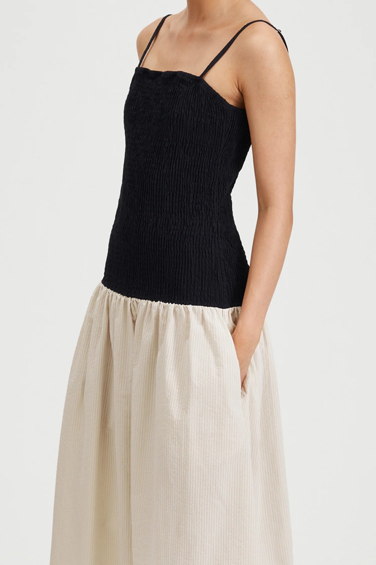 Martelli Dress - Svart/Beige