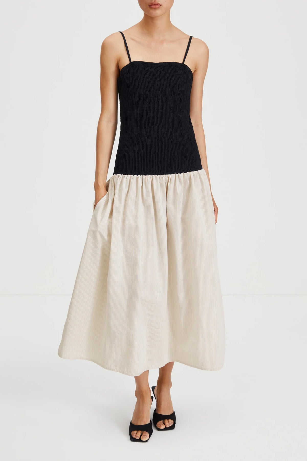 Martelli Dress - Svart/Beige