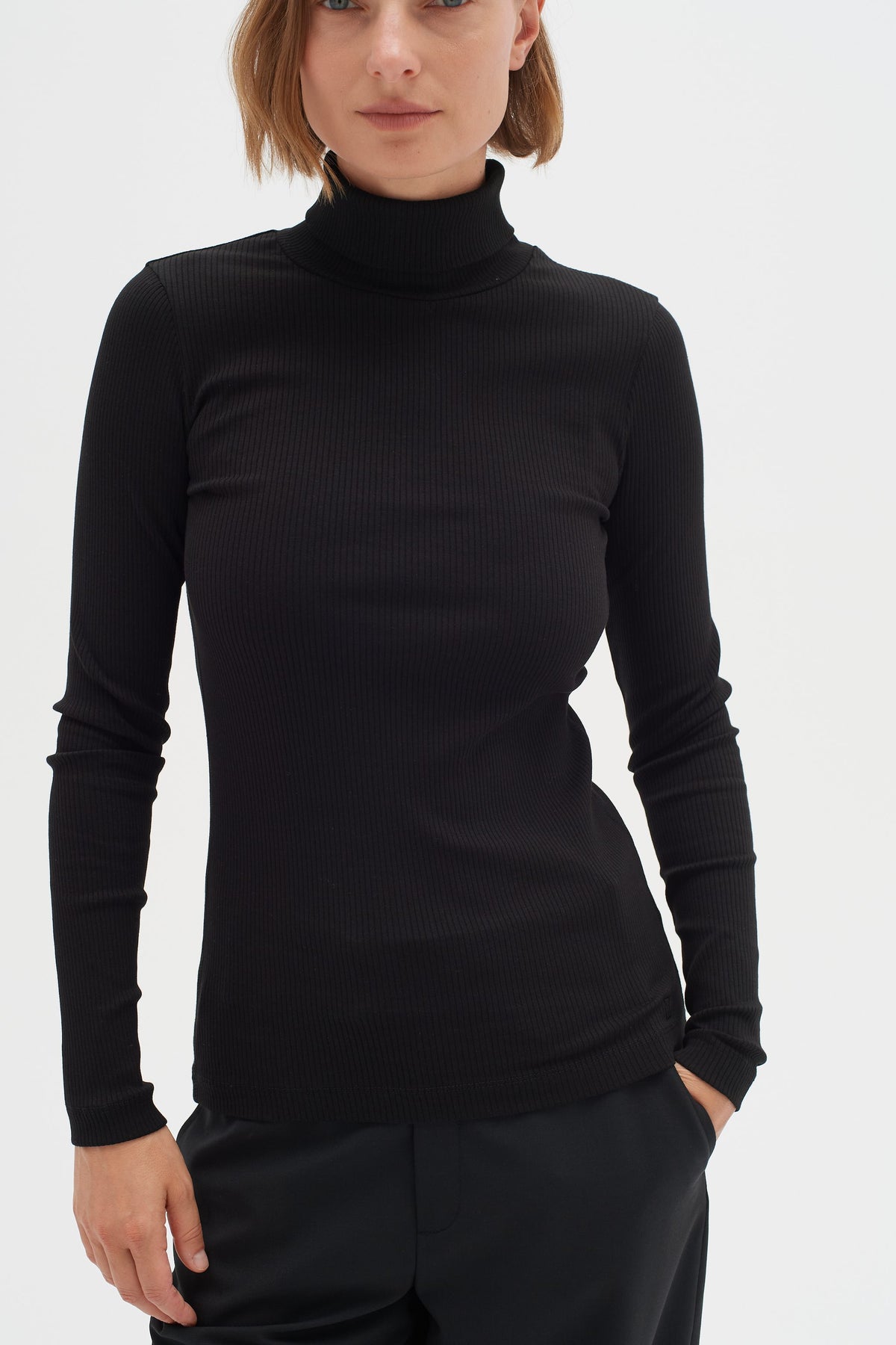 DagnaIW Rollneck Ls - Black