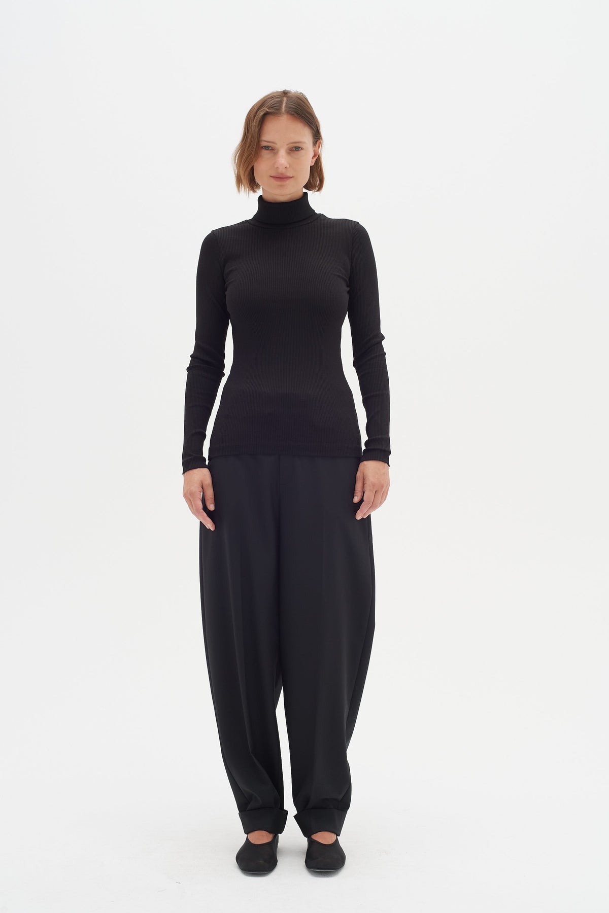 DagnaIW Rollneck Ls - Black