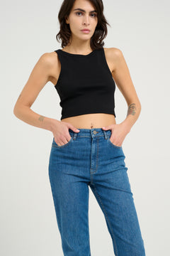 Drewgz Cropped Top - Black