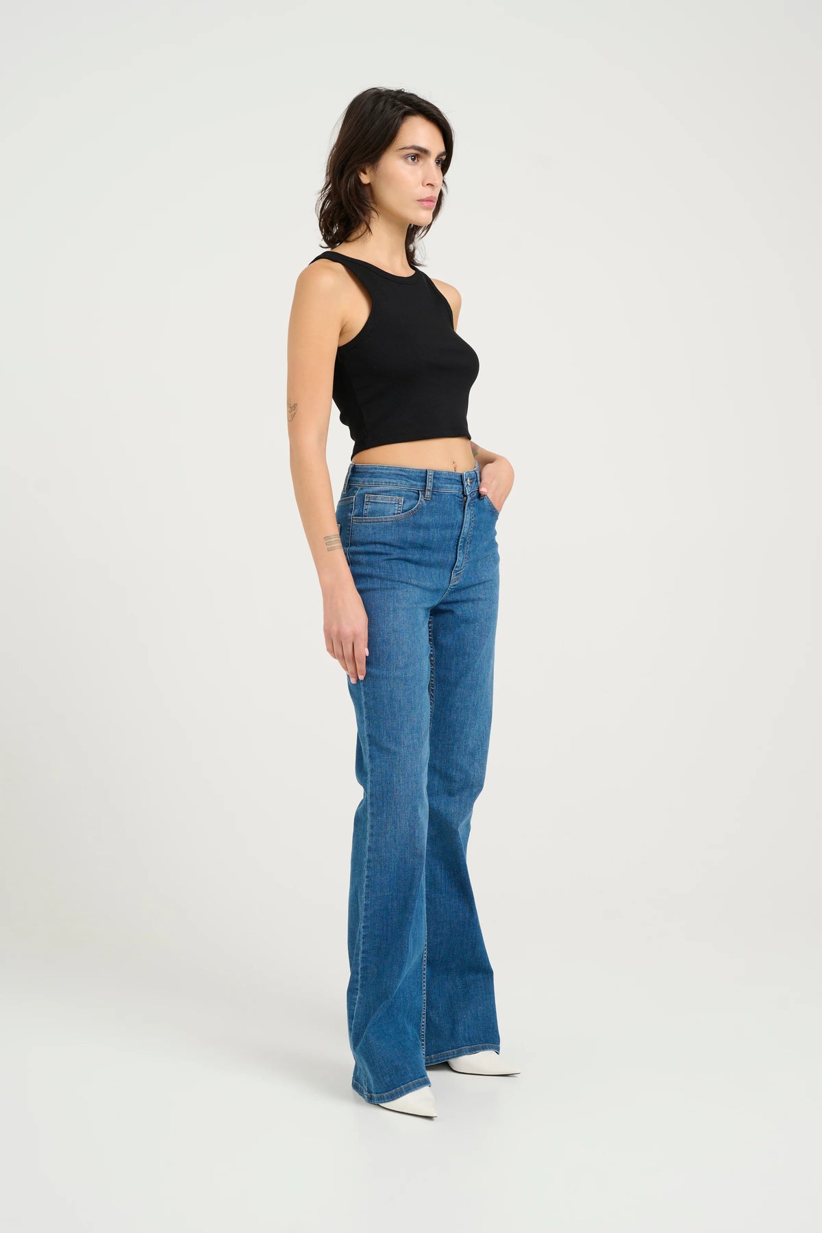 Drewgz Cropped Top - Black