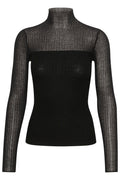 KazaliGZ Rib Pullover - Black