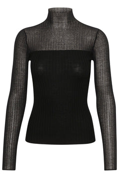 KazaliGZ Rib Pullover - Black