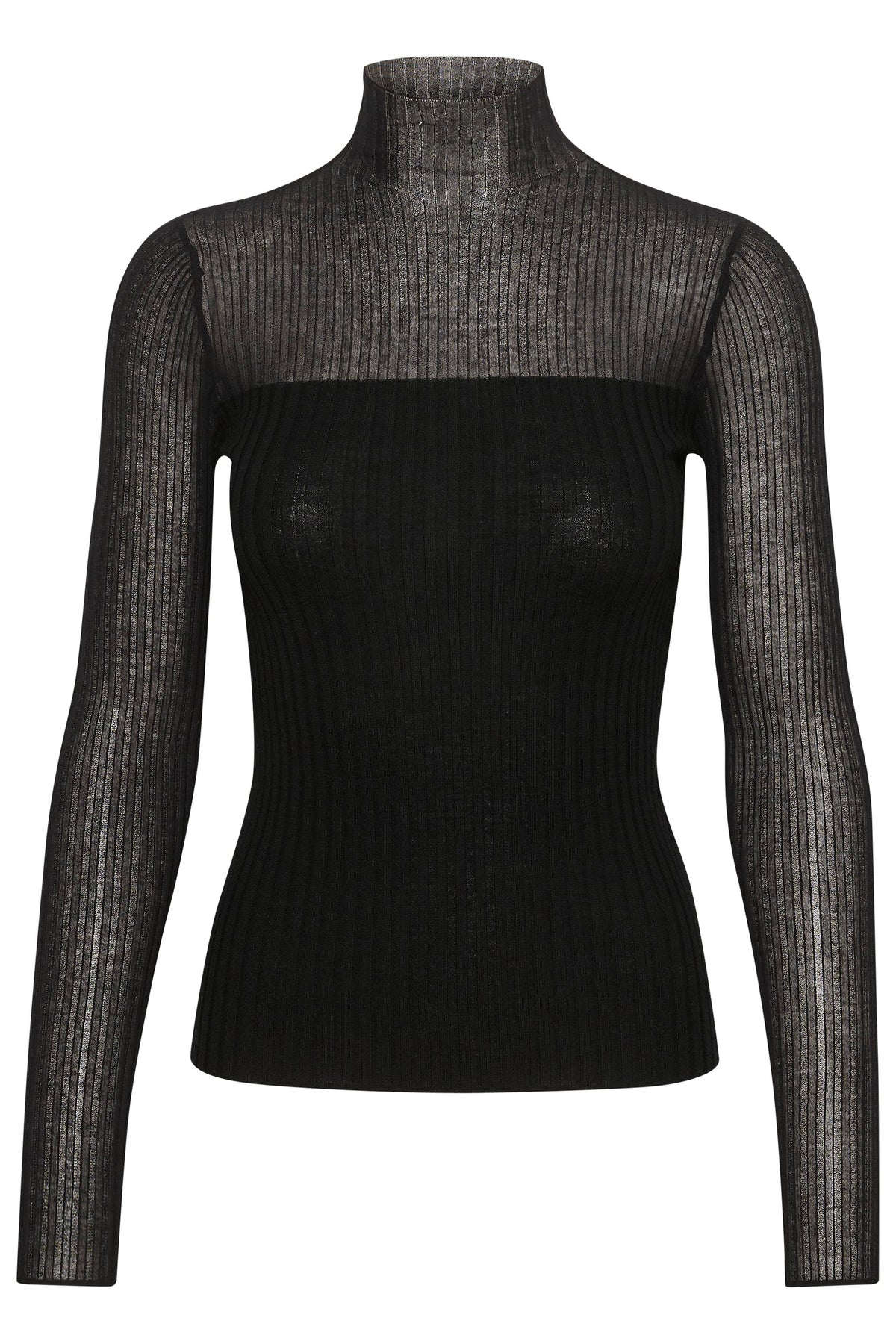 KazaliGZ Rib Pullover - Black
