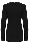 ManziGZ Wool Pearly Cardigan - Black