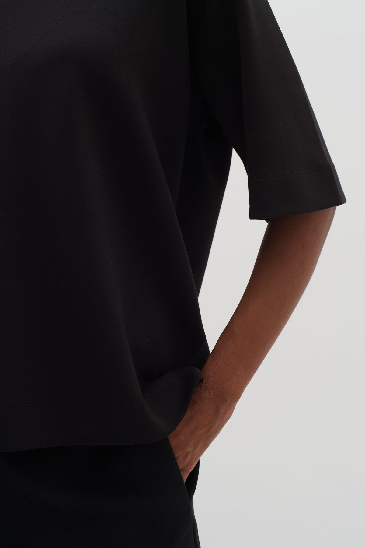 PannieIW Oversize T-shirt - Svart