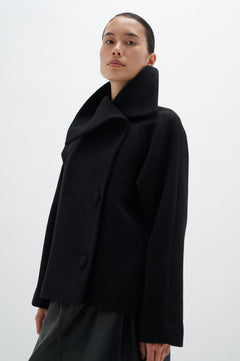 PerryIW Short Coat - Black
