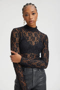 RainaGZ Ls Top - Black