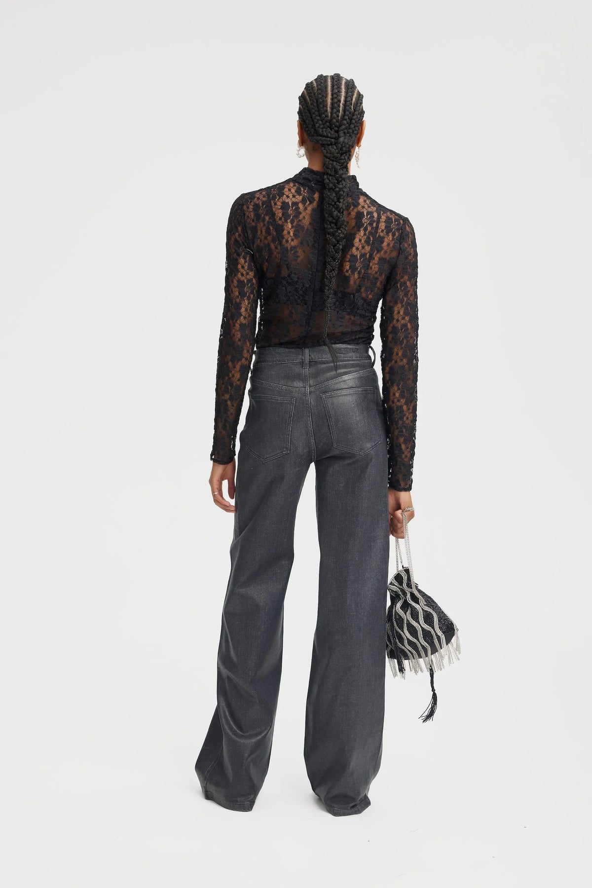 RainaGZ Ls Top - Black