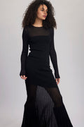 SameaGZ Long Dress - Black