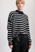 DebbieGZ Pullover - Black/White Striped