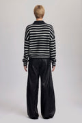 DebbieGZ Pullover - Black/White Striped