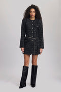 Gaellygz Dress - Blacknwhite Check