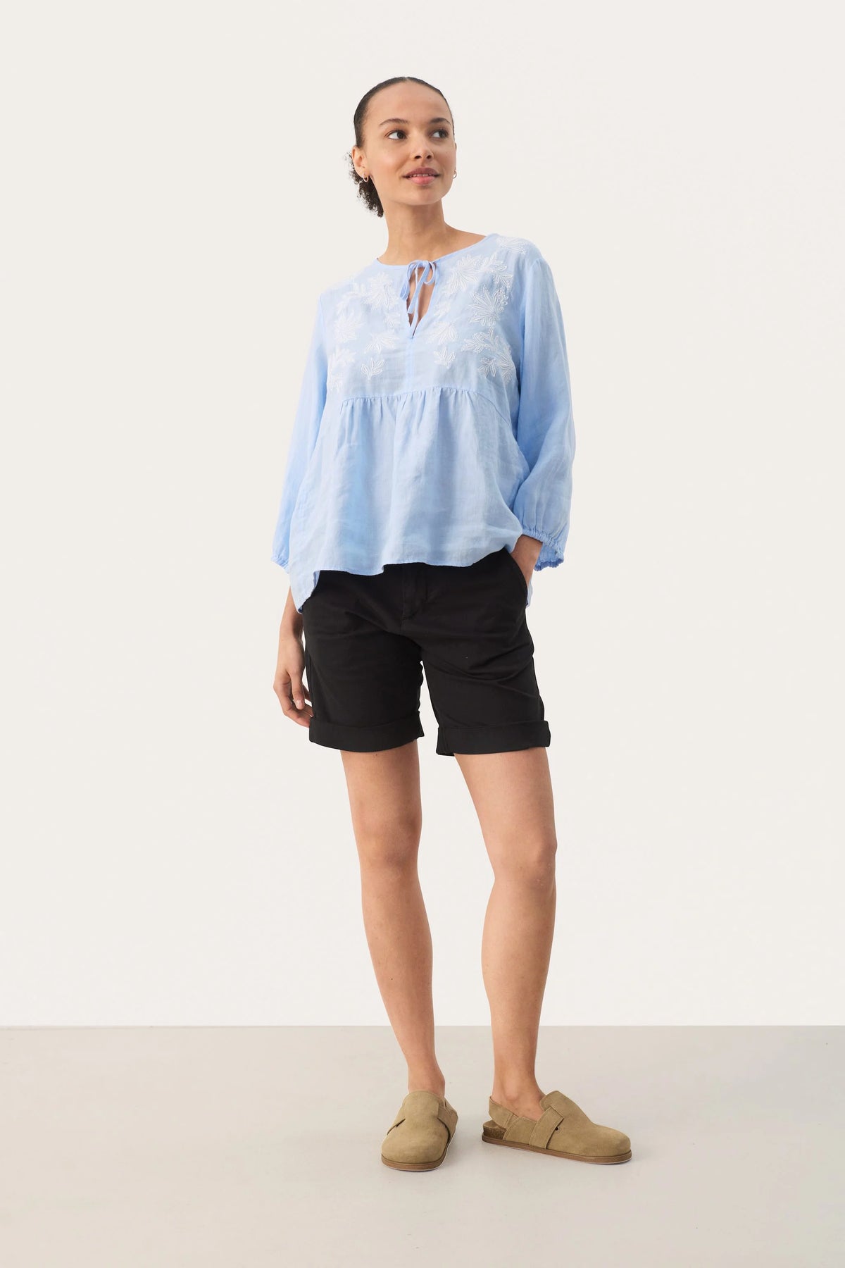 HanijanPW Shorts - Blue Graphite