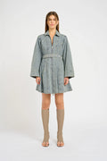 GiannaGZ Short Dress - Blue/White Marble