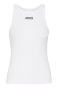 DrewGZ SL Logo Tank - Bright White