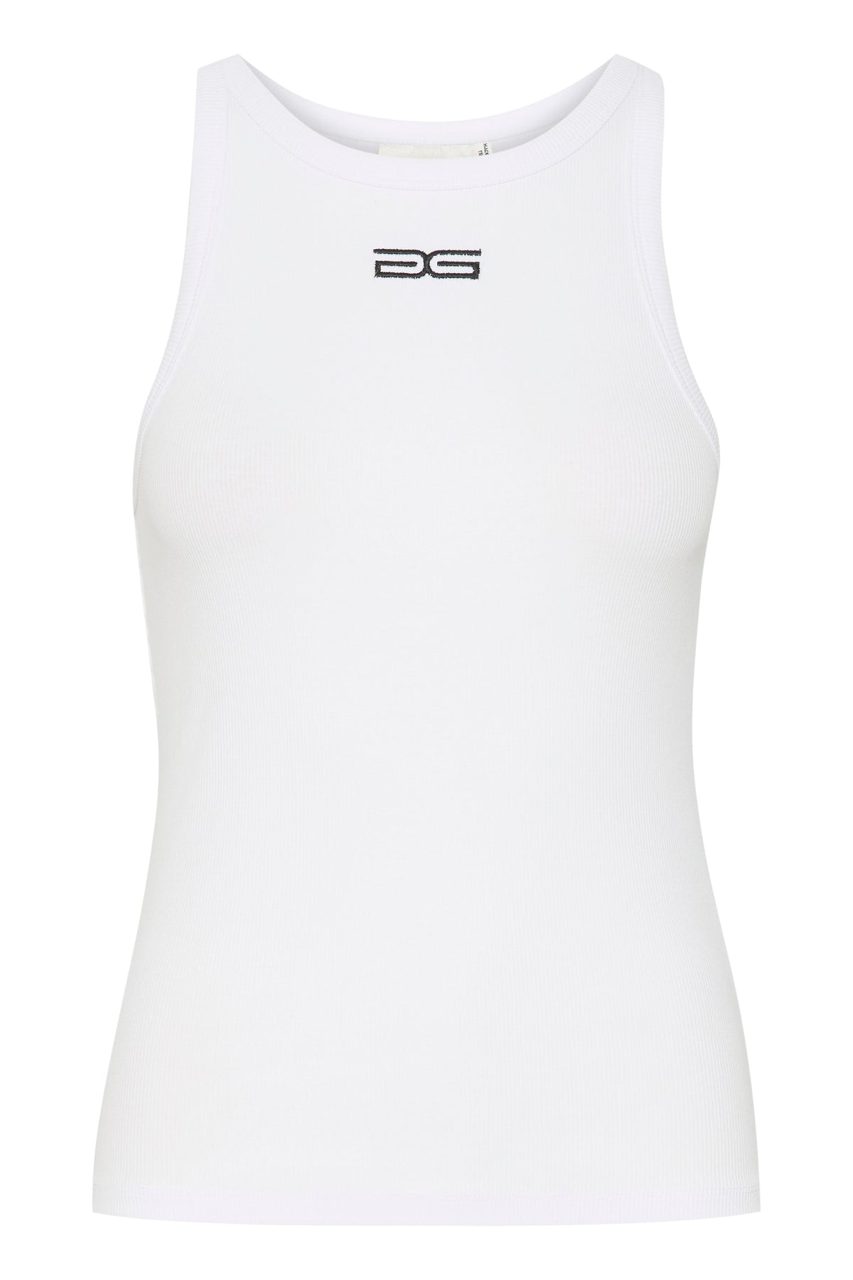 DrewGZ SL Logo Tank - Bright White