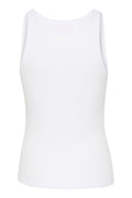 DrewGZ SL Logo Tank - Bright White