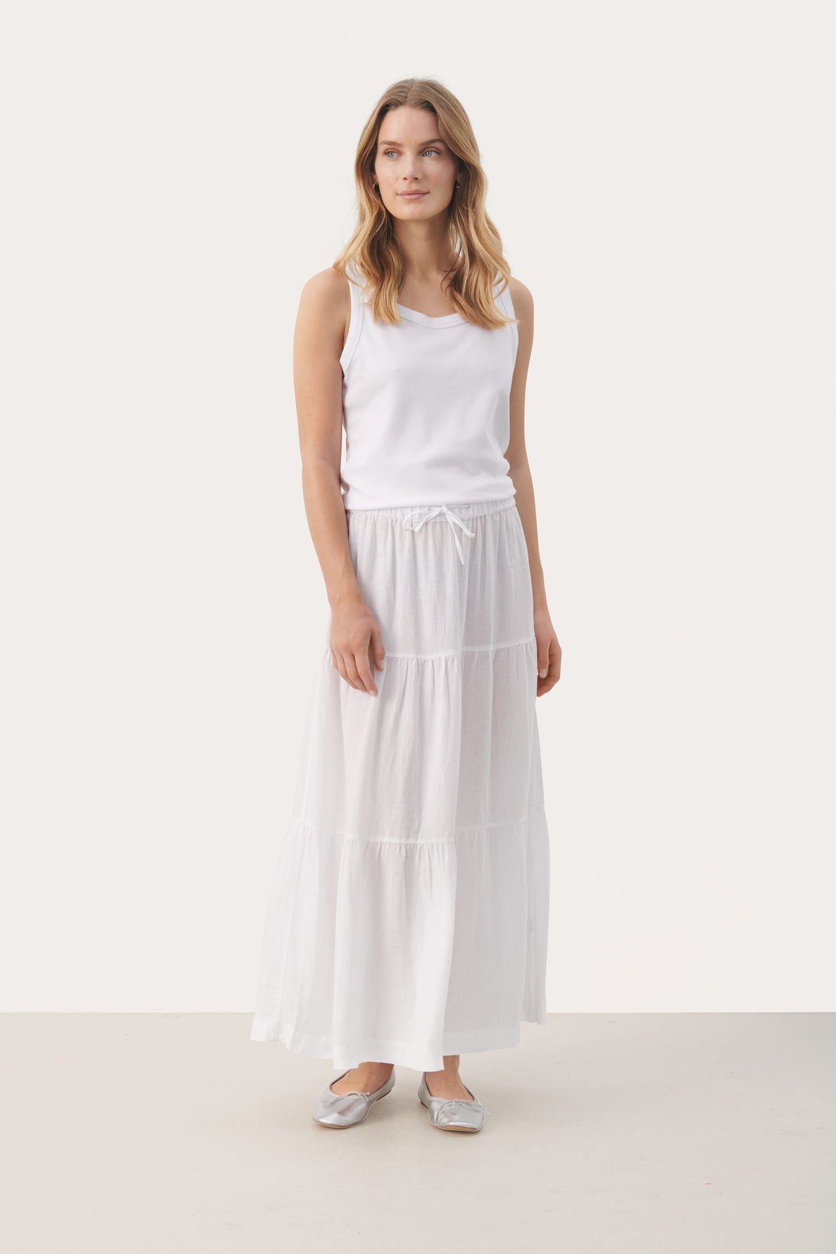 GetiaPW Skirt - Bright White