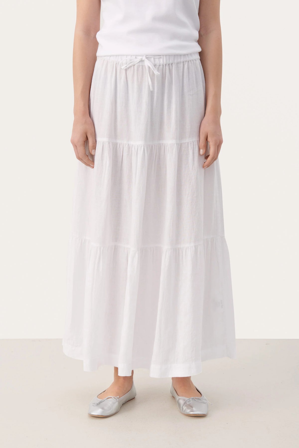 GetiaPW Skirt - Bright White
