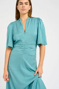 BrinaGZ Midi Ss Dress - Brittany Blue