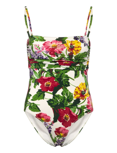 Bandeau Swimsuit - Daylight Bloom