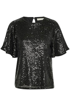 BarbaraIW Boxy Top - Black