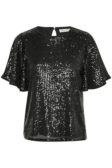 BarbaraIW Boxy Top - Black