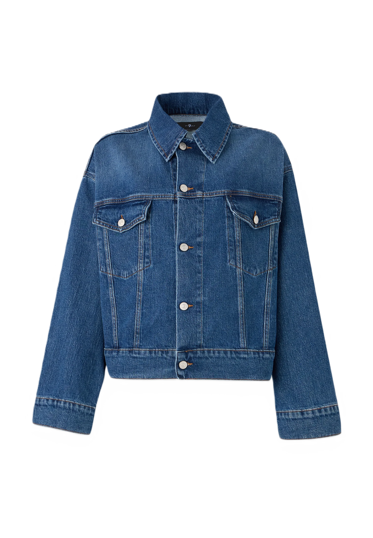 Oli Cropped Trucker Jeansjacka