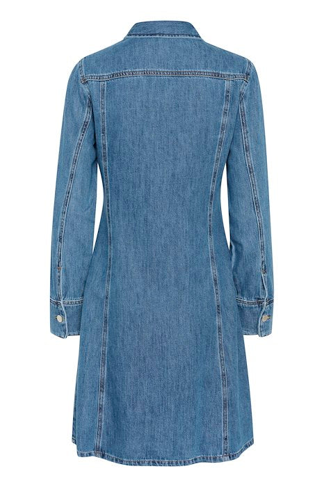 SophinaIW Short Dress - Washed Denim