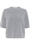 GZalpha Ss Tee - Pearl Blue Melange
