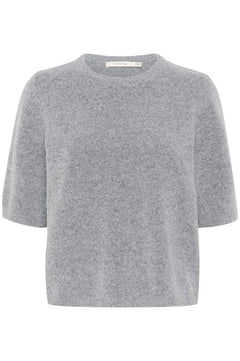 GZalpha Ss Tee - Pearl Blue Melange
