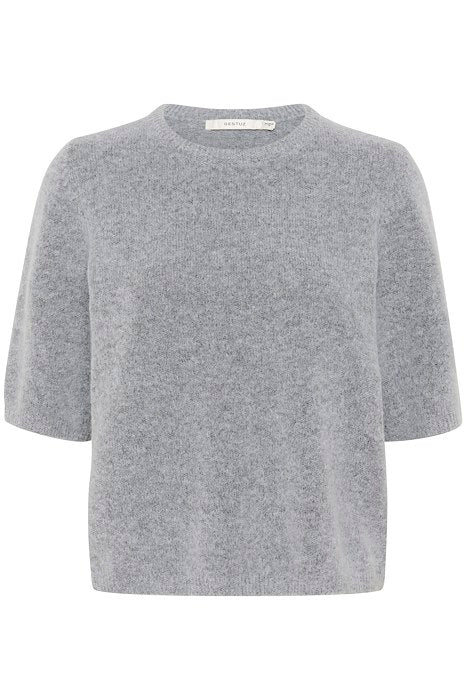 GZalpha Ss Tee - Pearl Blue Melange