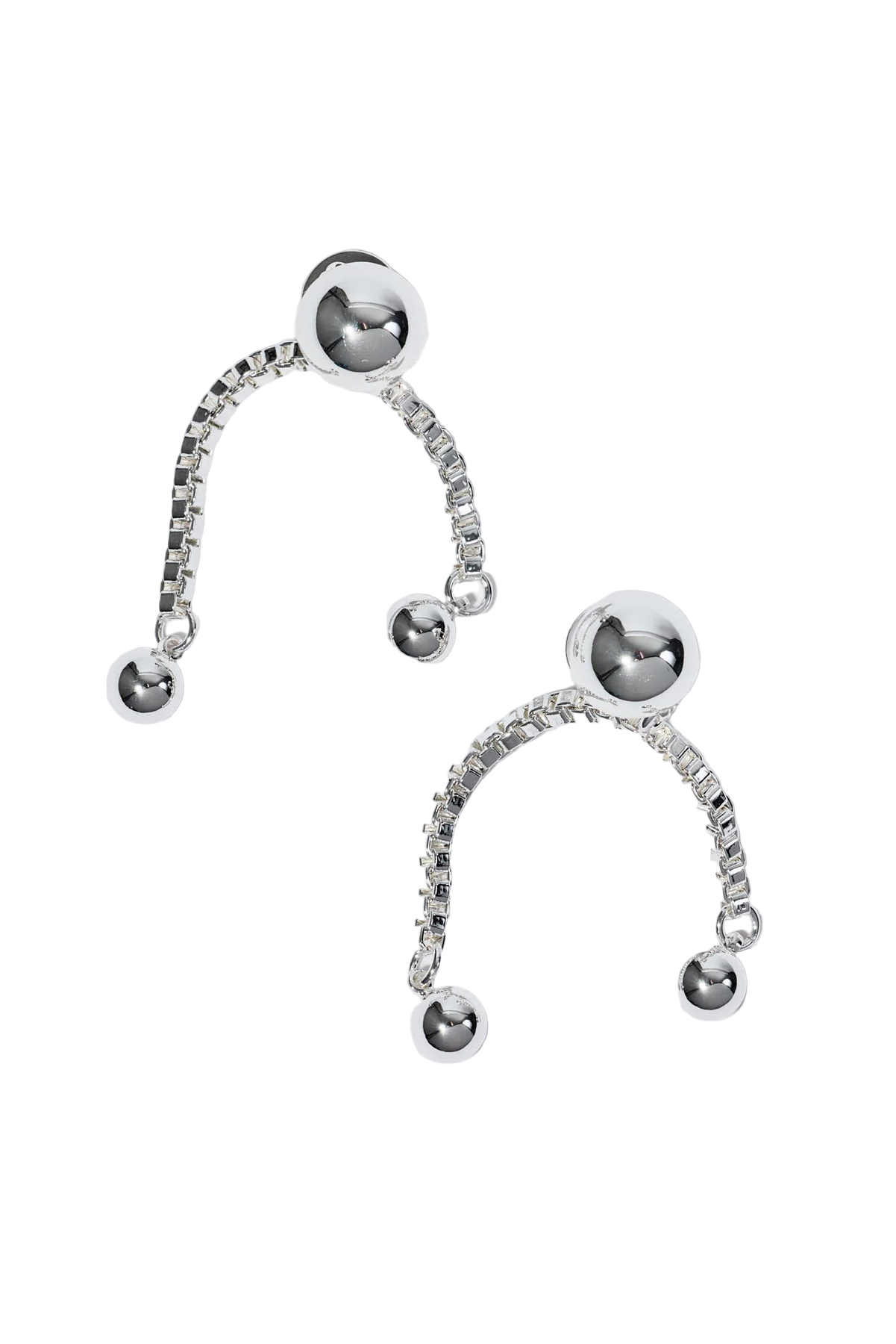Tiny Solar Studs - Silver