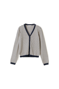 N-Marg Knit Cardigan - Dannia Blue Stripe