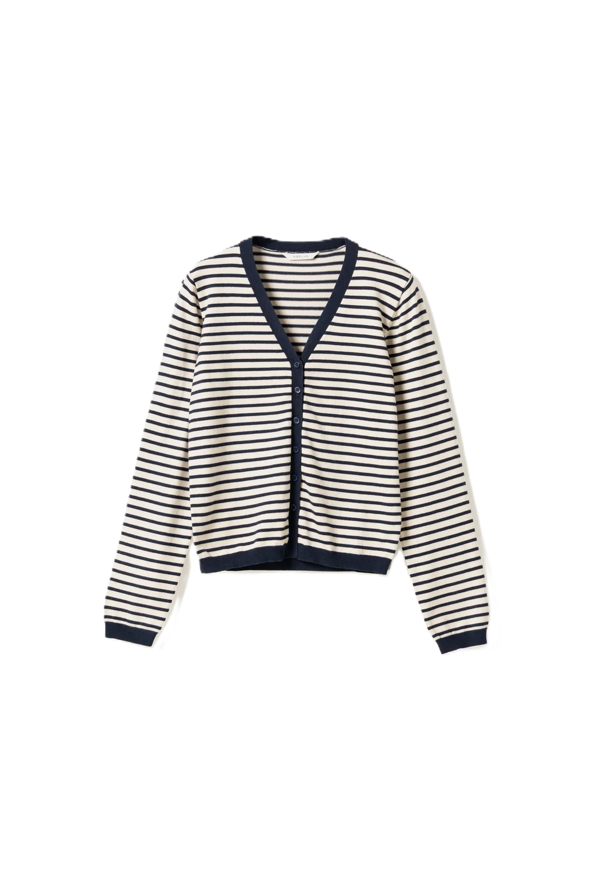 N-Marg Knit Cardigan - Dannia Blue Stripe